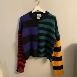 Ragged Priest Multi-Color Striped Knit